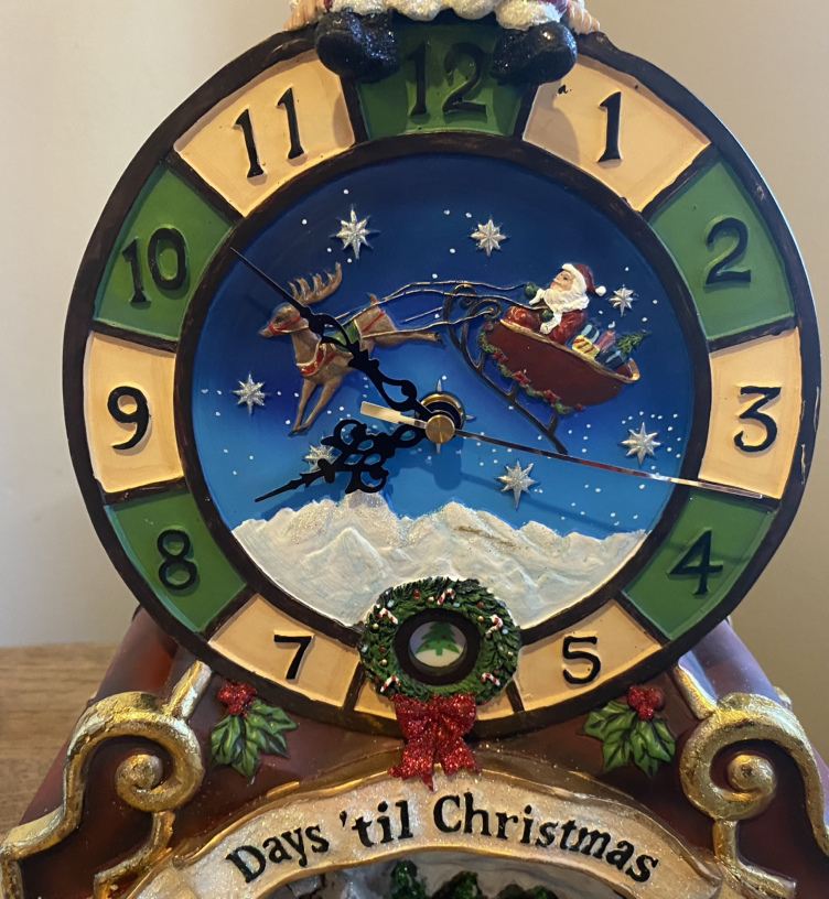 Vintage countdown Christmas clock💚 image indicator(5)