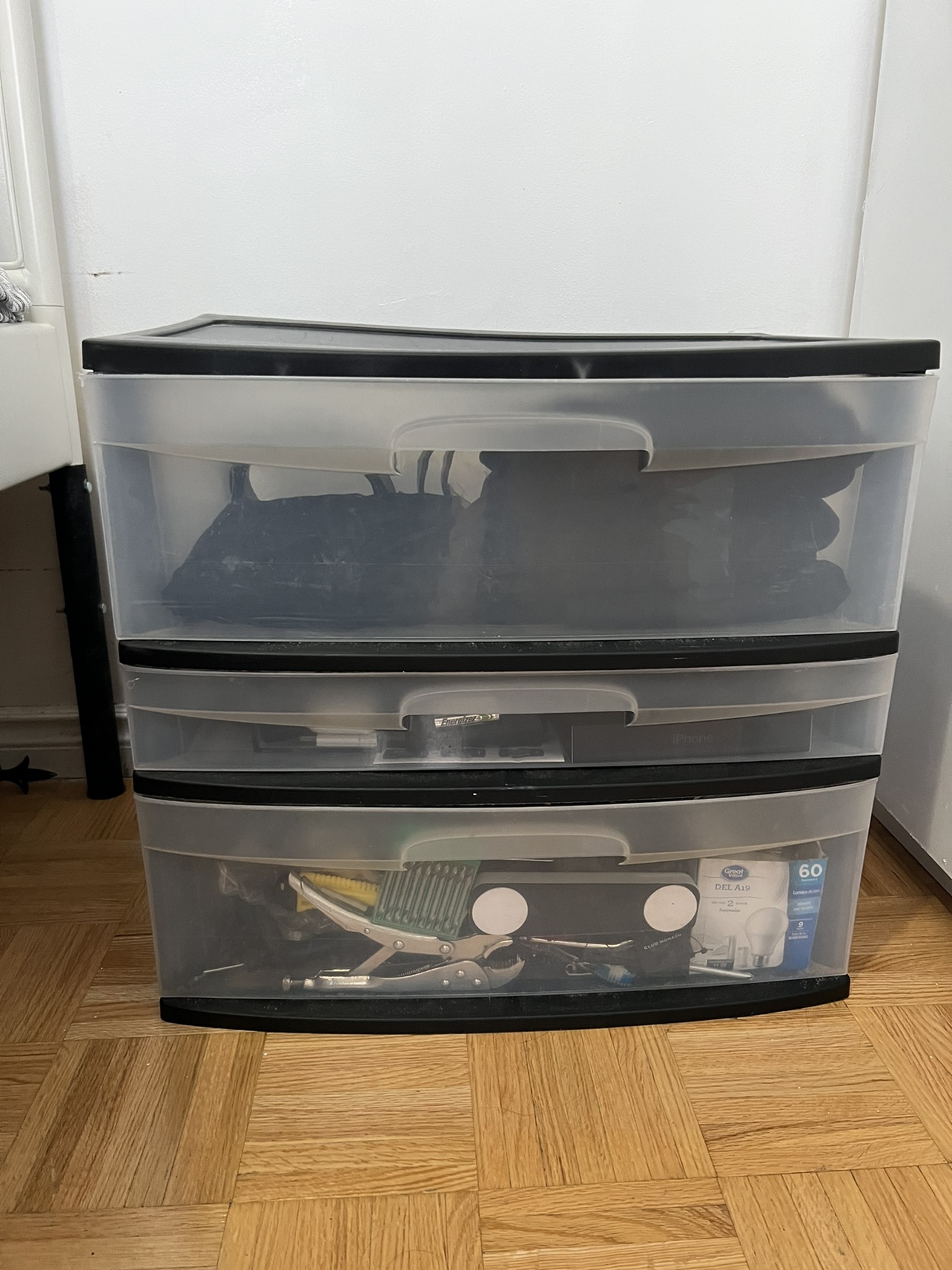 ❄️Three plastic drawer storage image indicator(4)