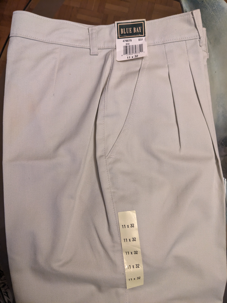 Pants ladies New Size 11x32 Beige Free.