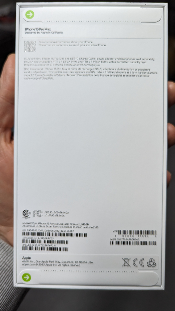 Iphone 15 max pro ***Sealed in the box*** - photo 2