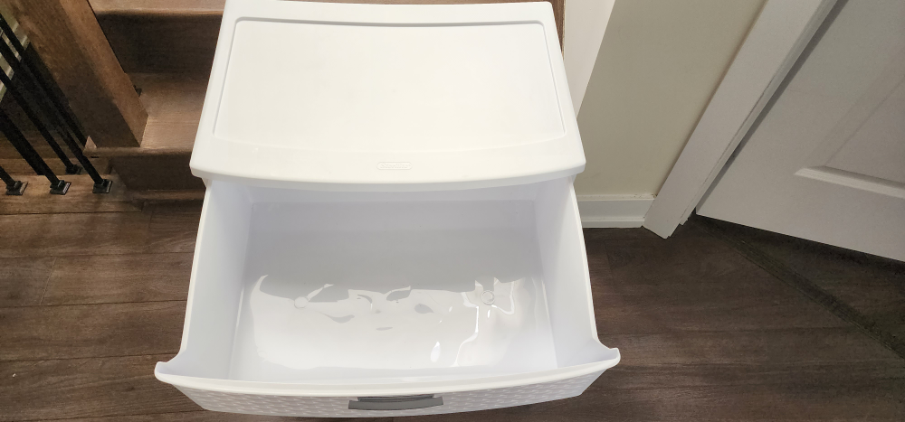 Sterilite 3 Drawer Wide White Weave Tower - photo 2