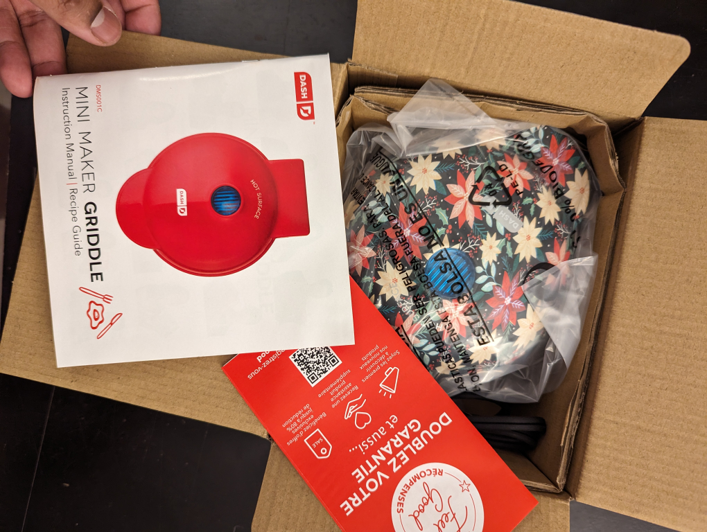 Dash Mini Griddle Maker image indicator(4)