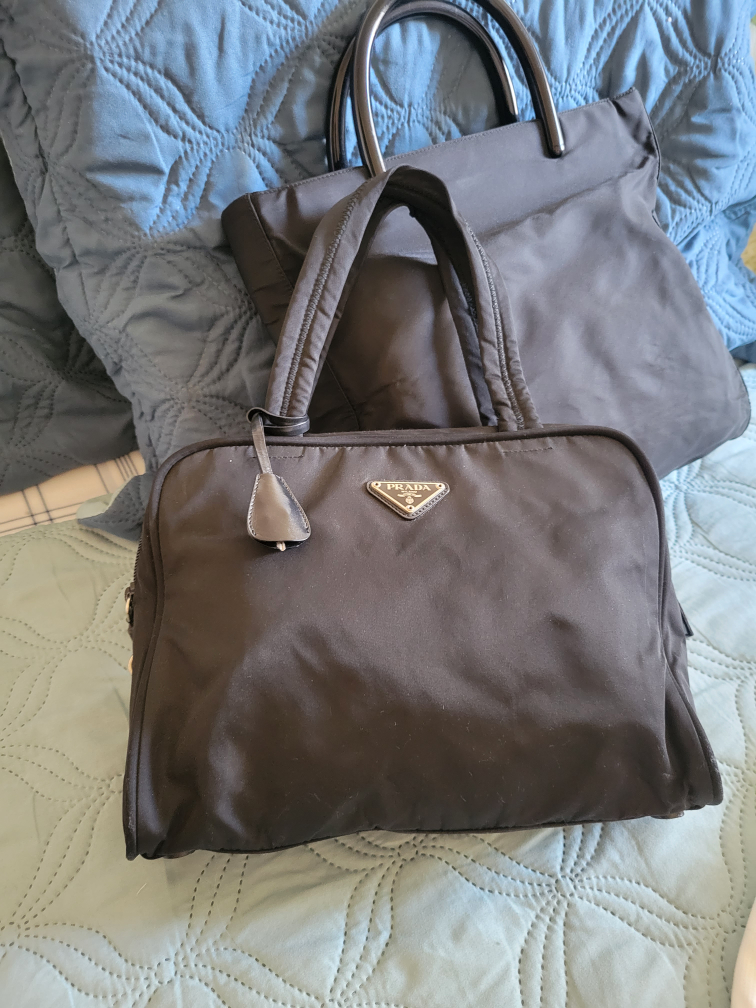 authentic prada nylon bag