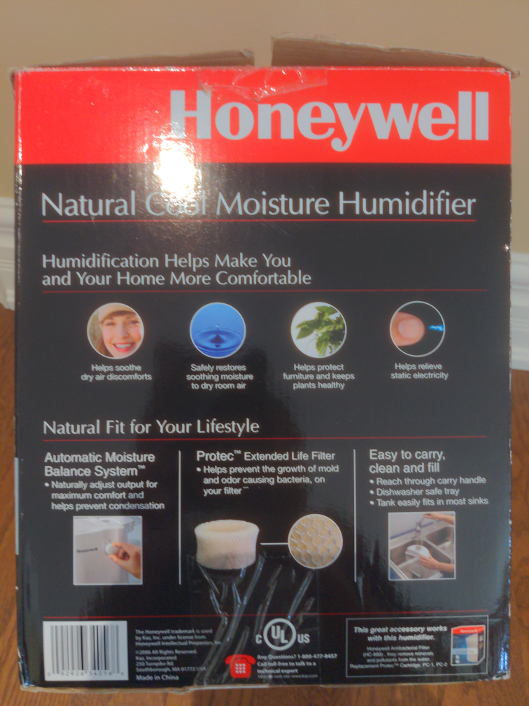 Honeywell humidifier- 2 gallon - photo 2