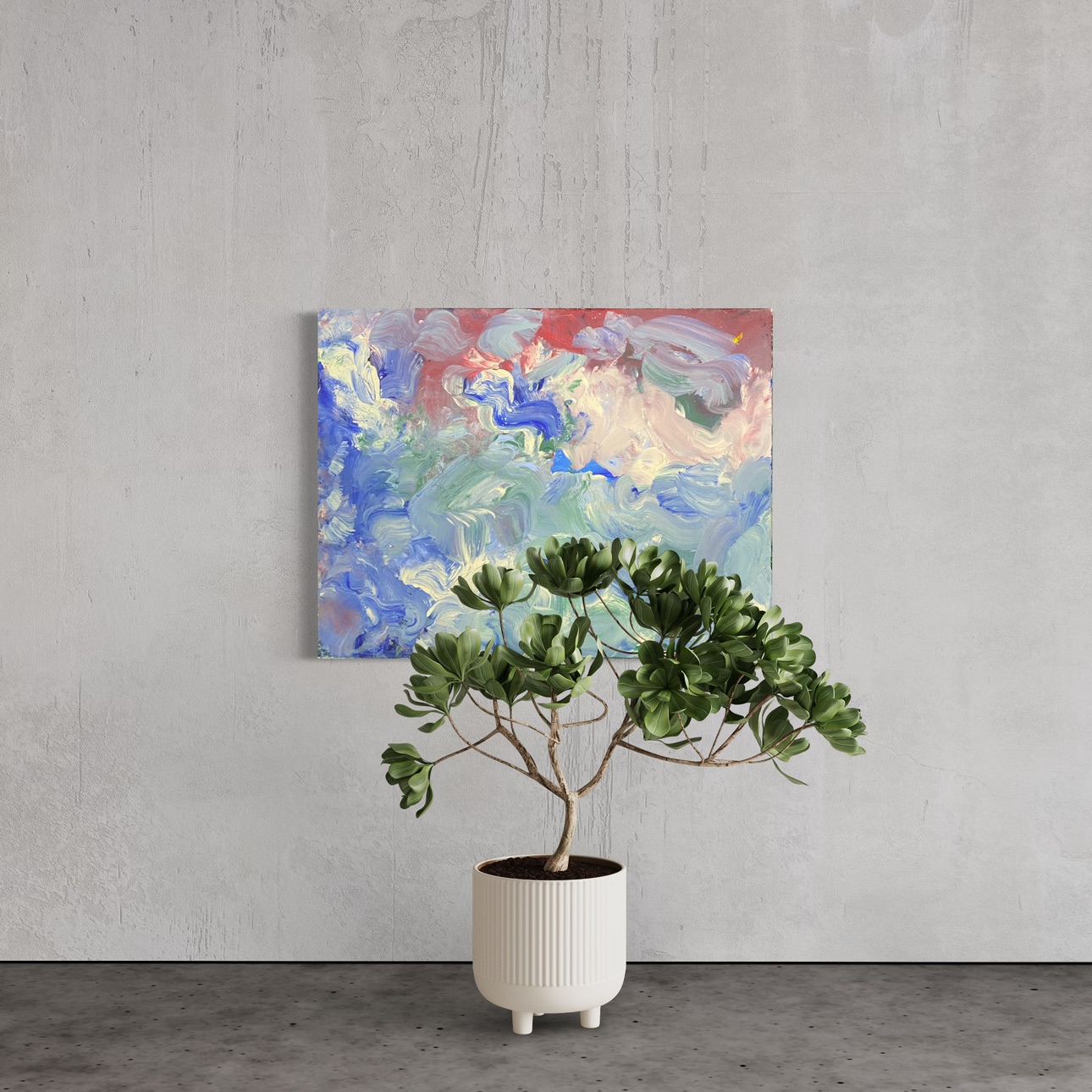 Wavy painting image indicator(3)