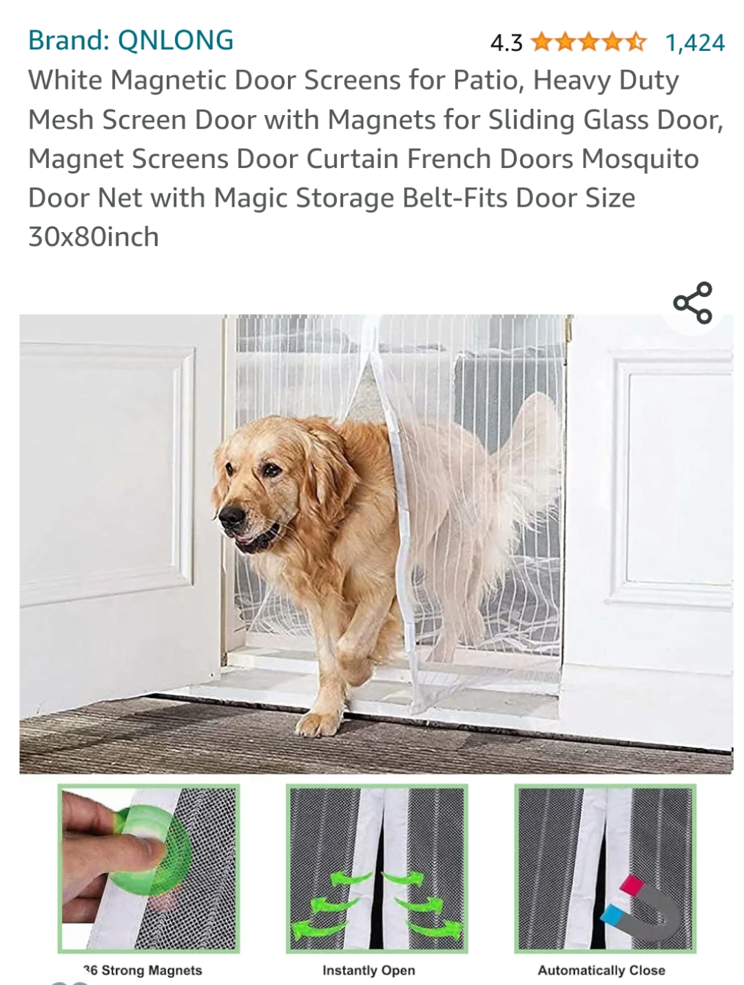 Magnetic Screen Door image indicator(4)