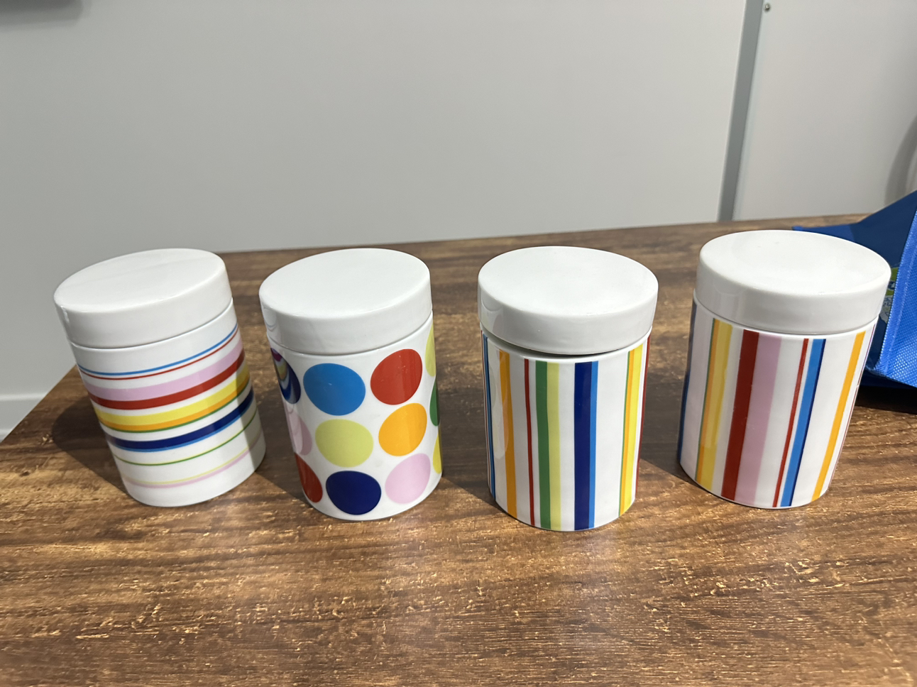 Canister glass jars