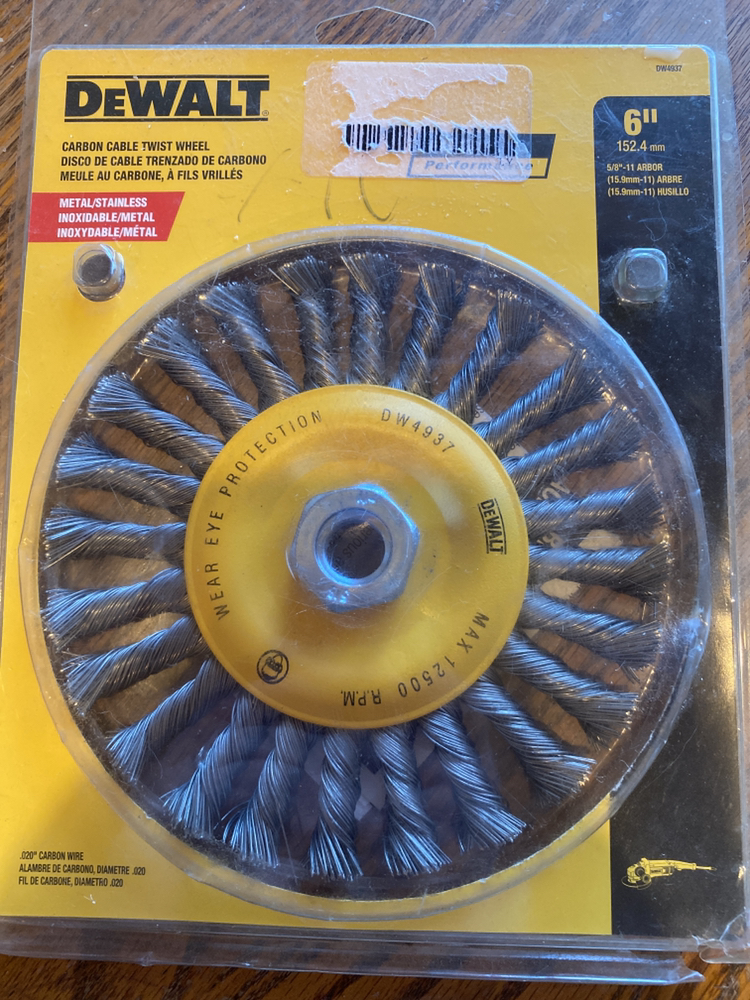 DeWALT 6 inch metal/stainless wire wheel thumbnail