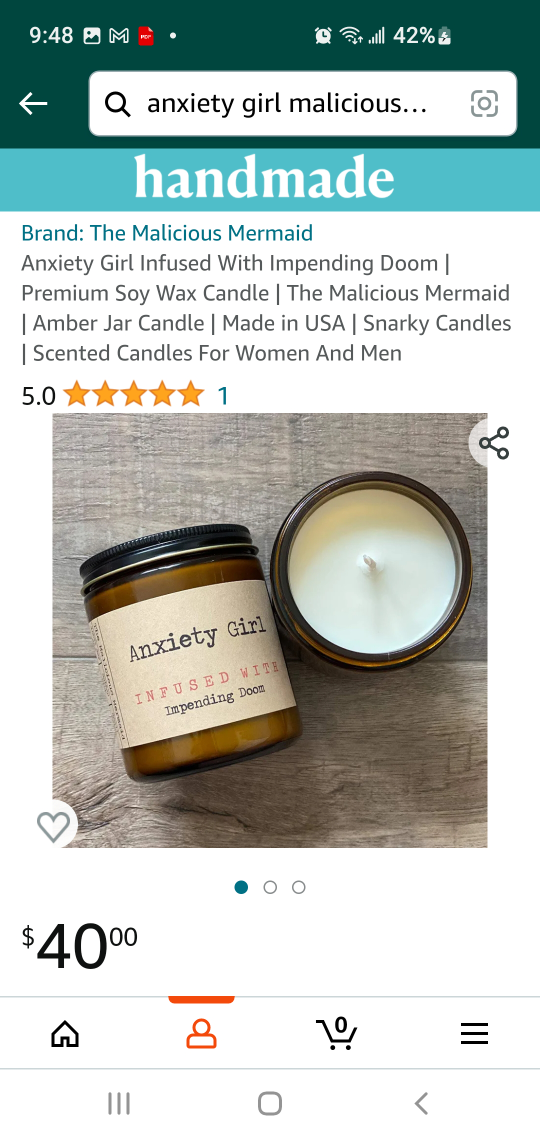 Scented Designer Candle*💐 gift idea💡