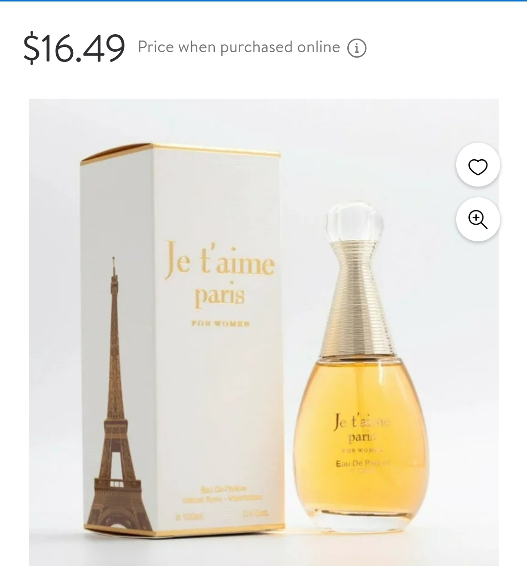 Je T'aime Paris For Women Eau de perfume 100ml/3.4 Oz Spray - photo 4