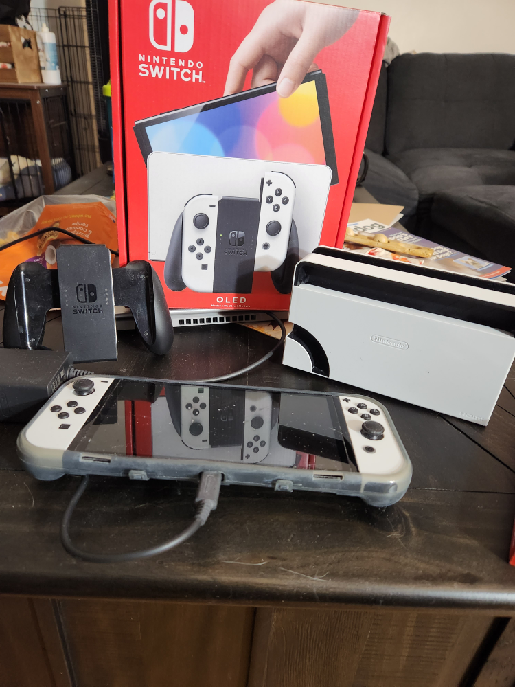 Nintendo Switch OLED + games