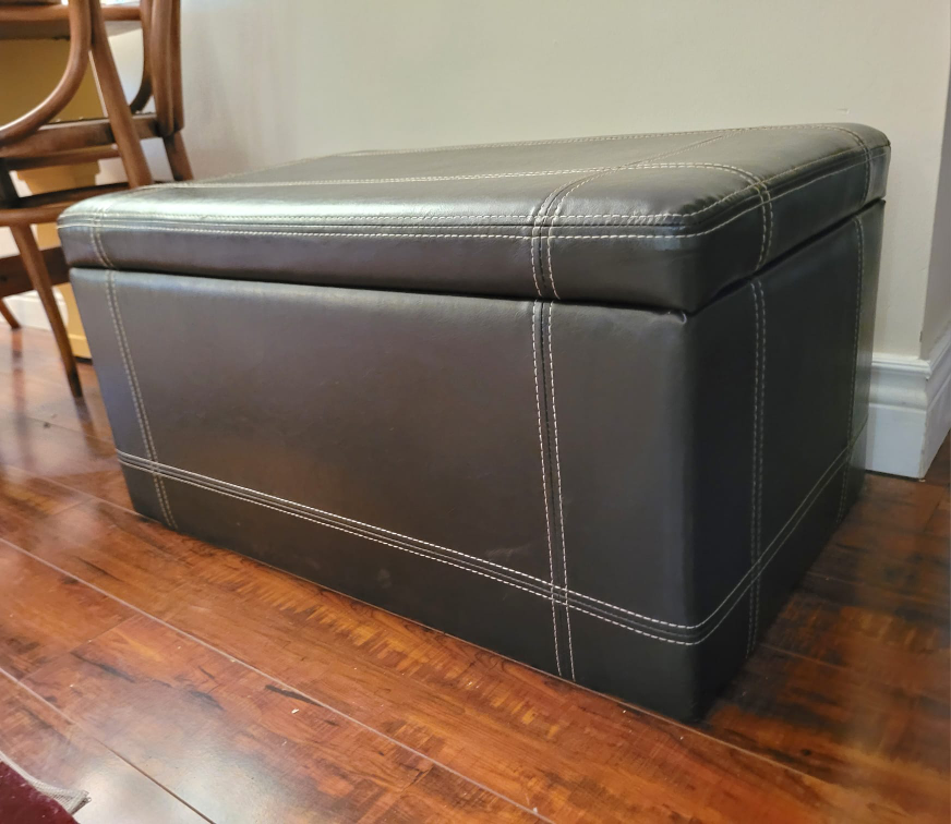 Bench-style storage ottoman thumbnail