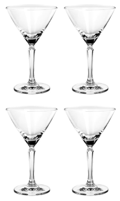 FREE Cocktail Emporium Speakeasy Martini Glasses (Set of 4) - photo 2