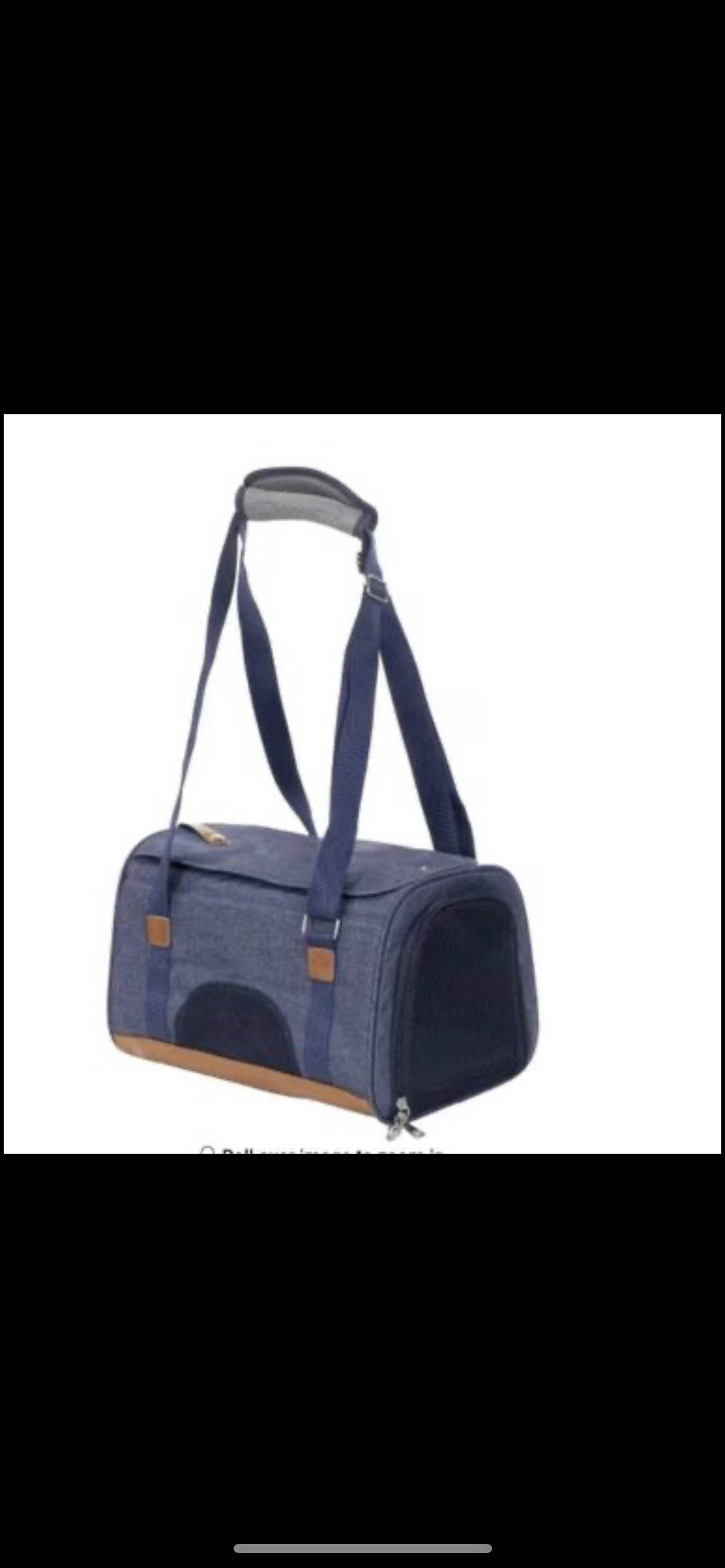 Pet Carrier Airline Approved Bailey & Bella Navy