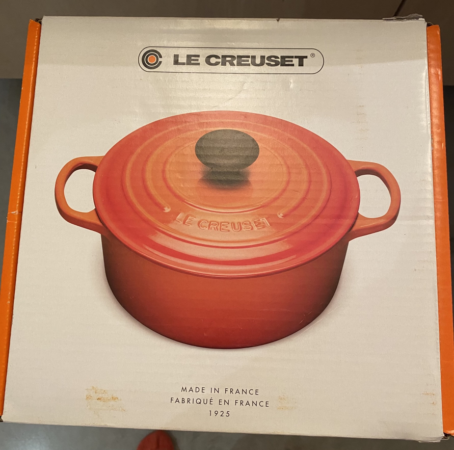 Round Cream Dutch Oven - 4.2 Liters 4.5 US Quart- 24cm-9.5”