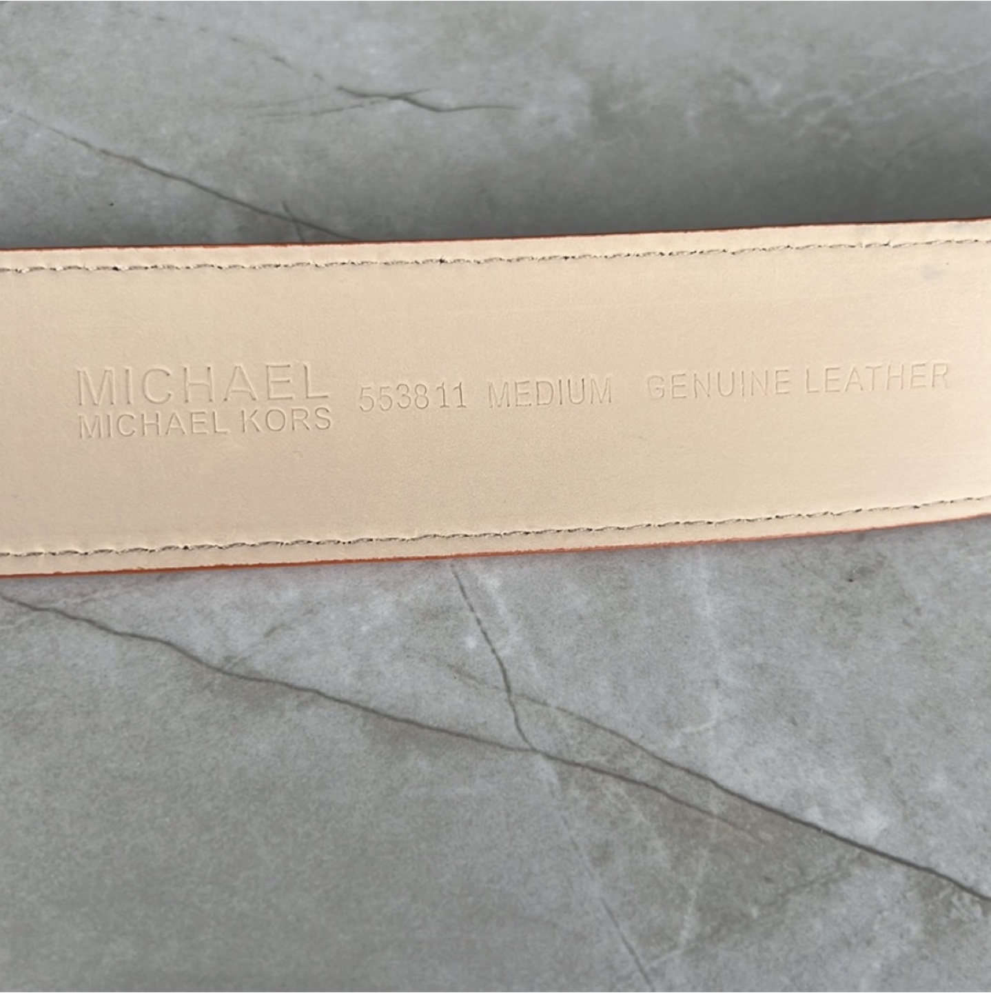 Michael Kors Leather Belt - Size M image indicator(5)