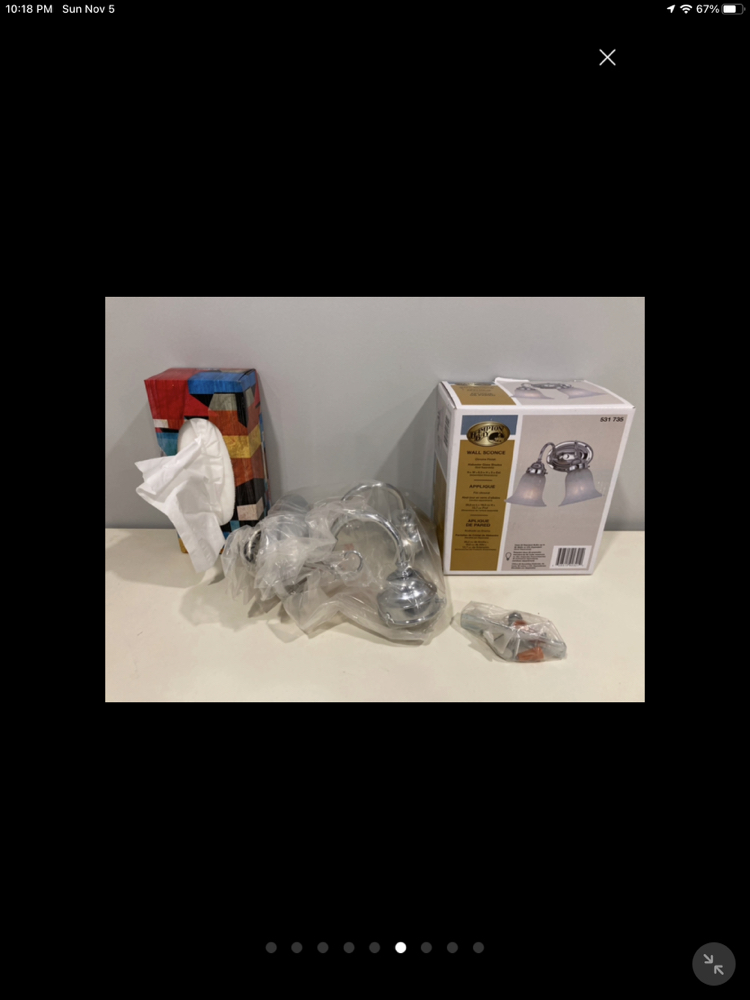 Two different Brand new Wall Sconce image indicator(6)