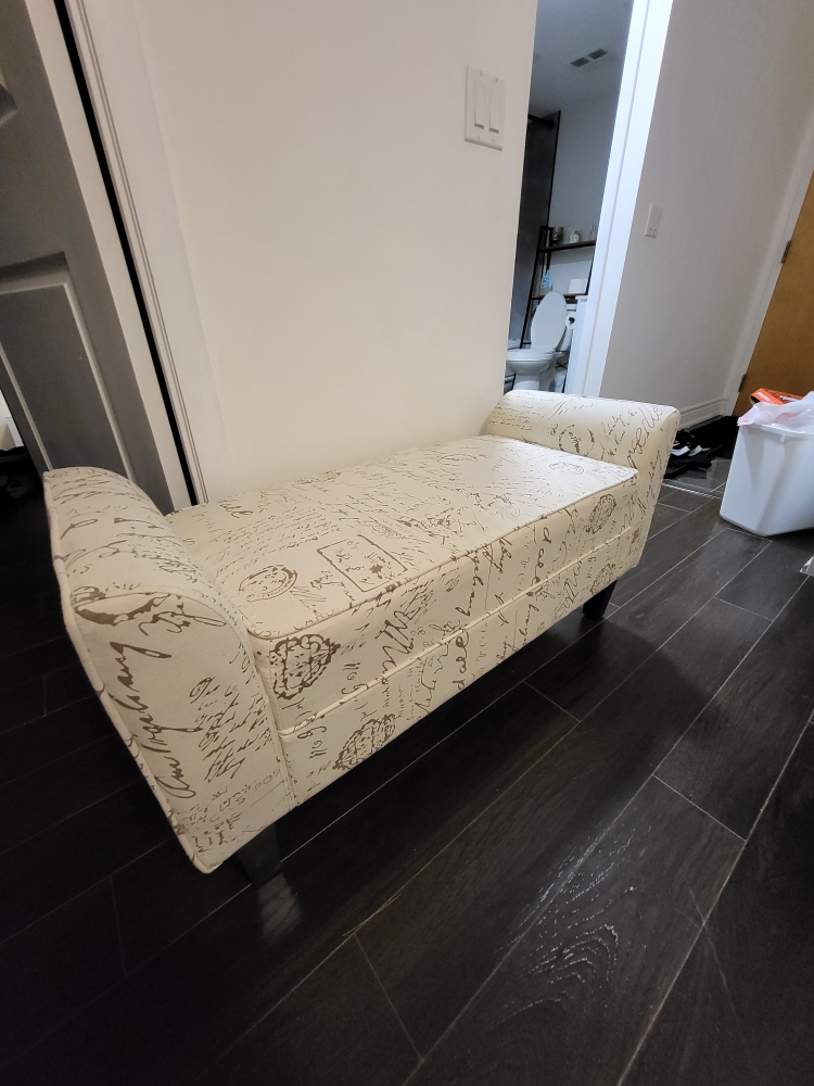 elegant beige ottoman with lots of storage image indicator(3)