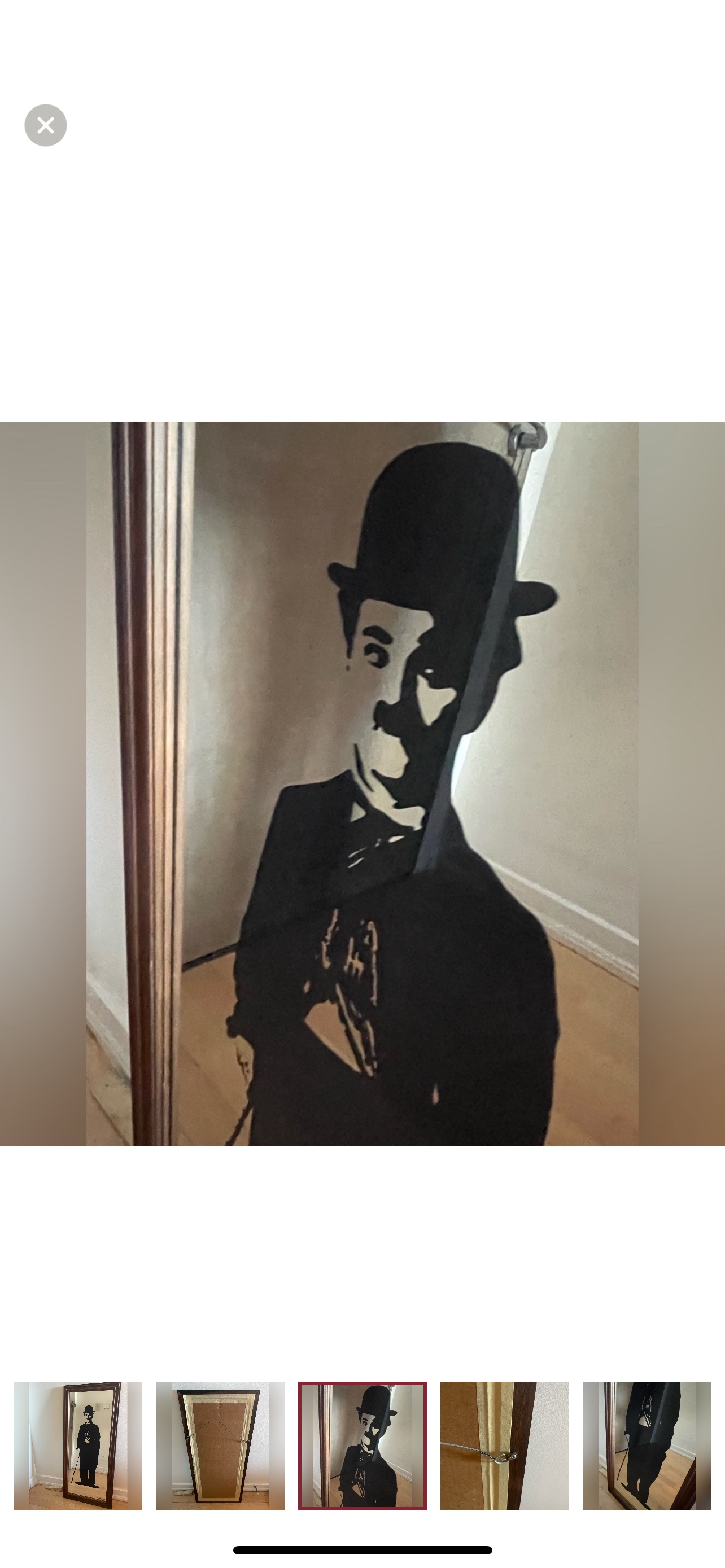 Vintage Charlie Chaplin mirror - photo 3