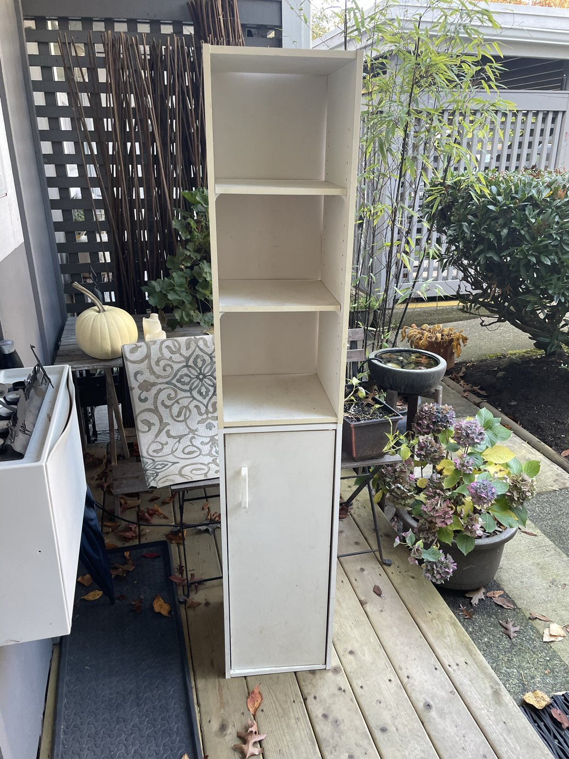 Shelves and Cupboards stacked