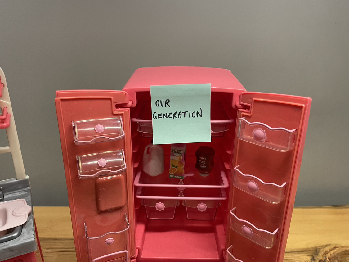 Our Generation Pink Kitchen Playset for 18in dolls image indicator(2)