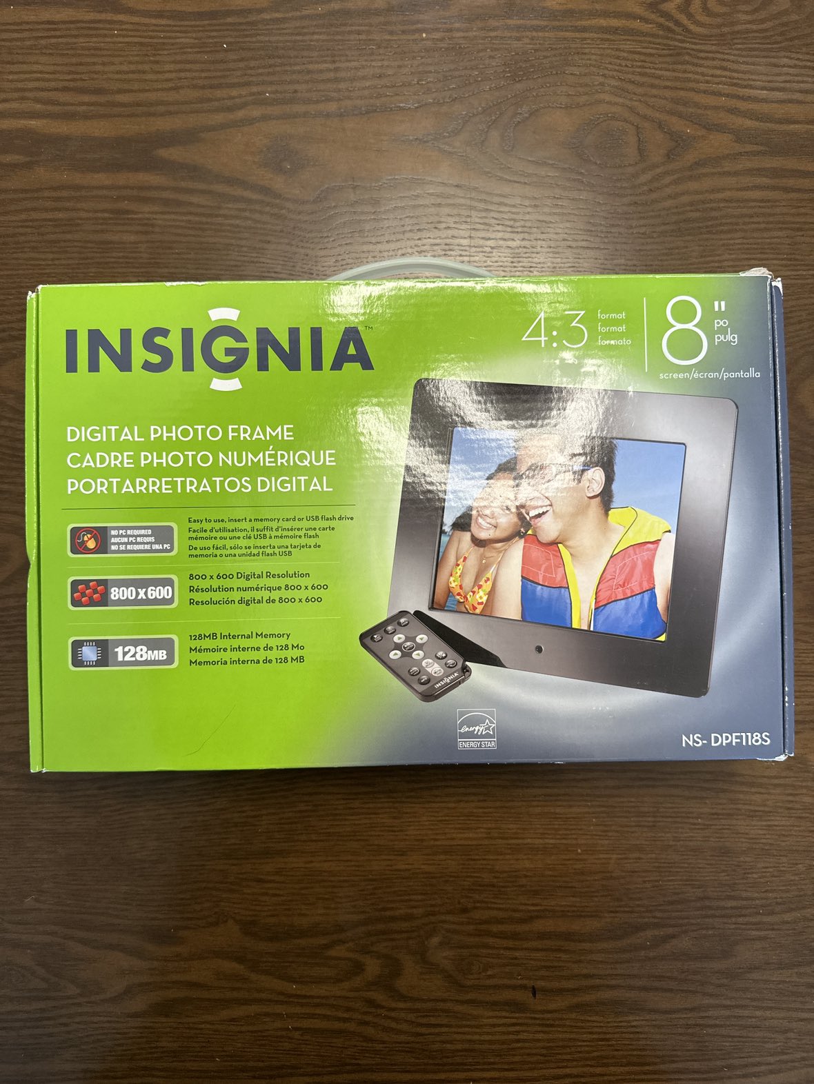 8” Insignia Digital Photo Frame