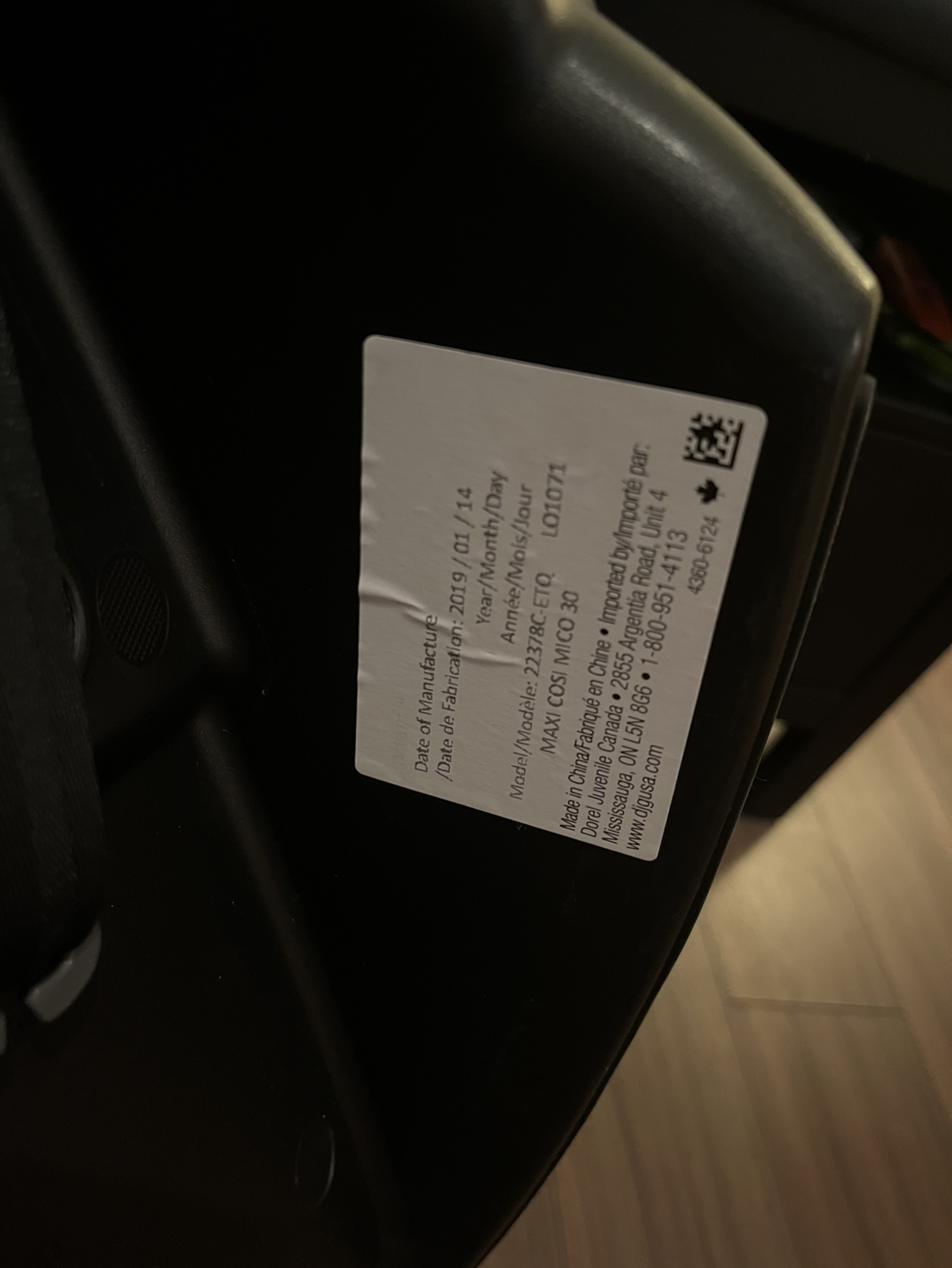 Maxi Cosi Mico 30 infant car seat + stroller adapter image indicator(7)