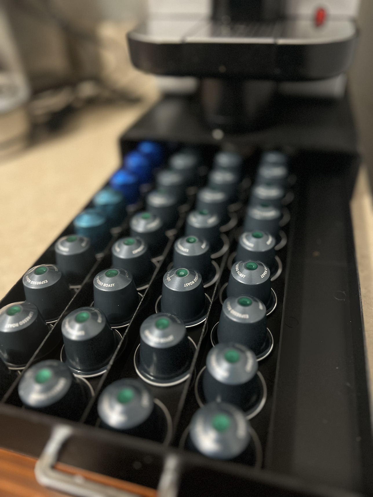 Nespresso capsule holder
