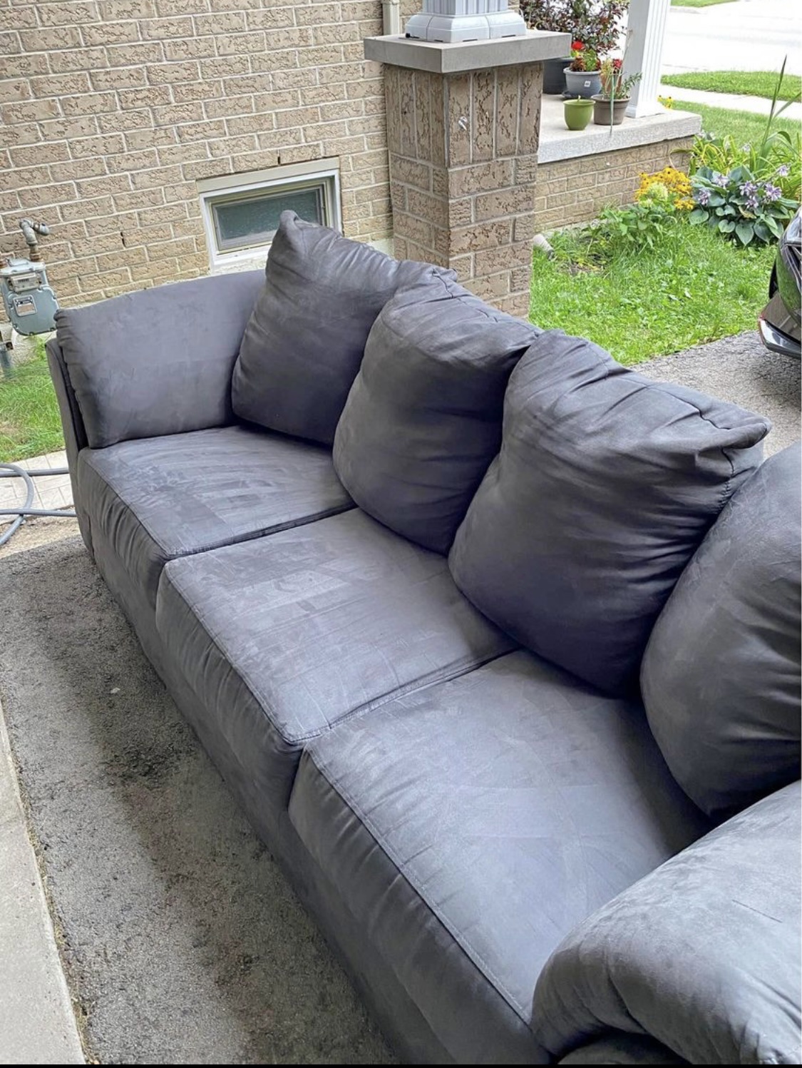 Grey 4 Seater Sofa