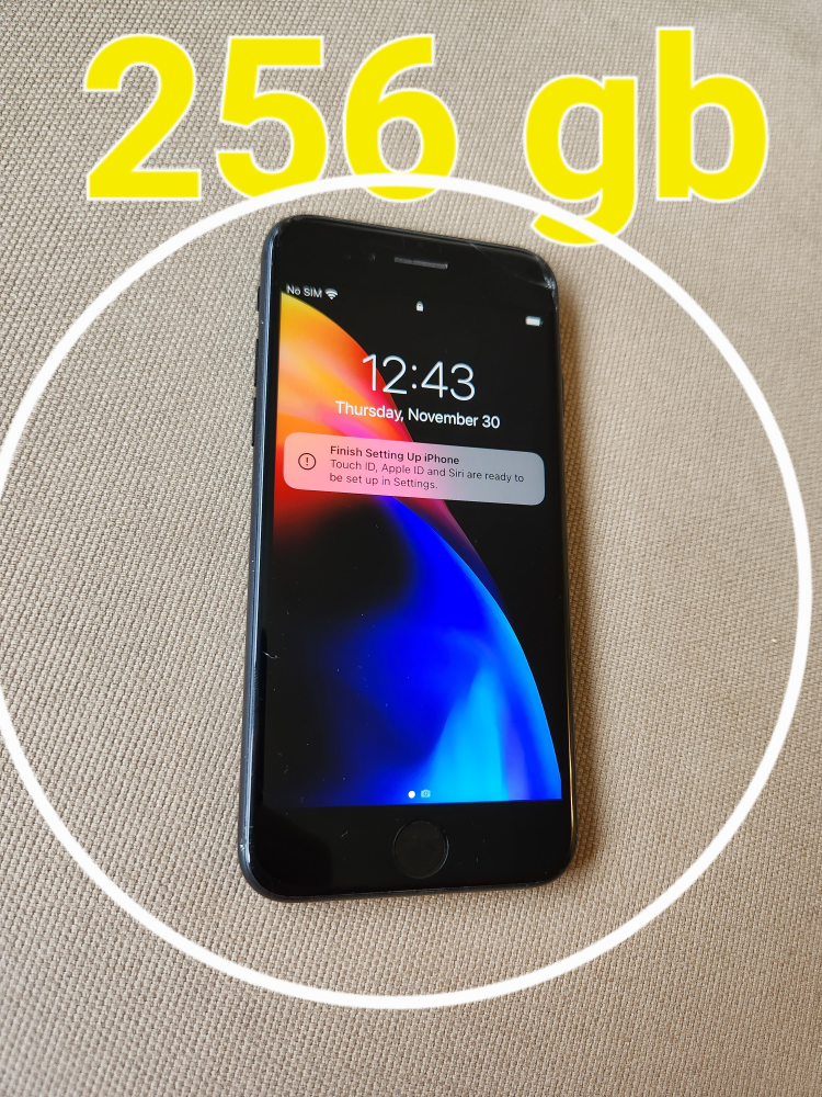 iPhone 7 256 GB black matt