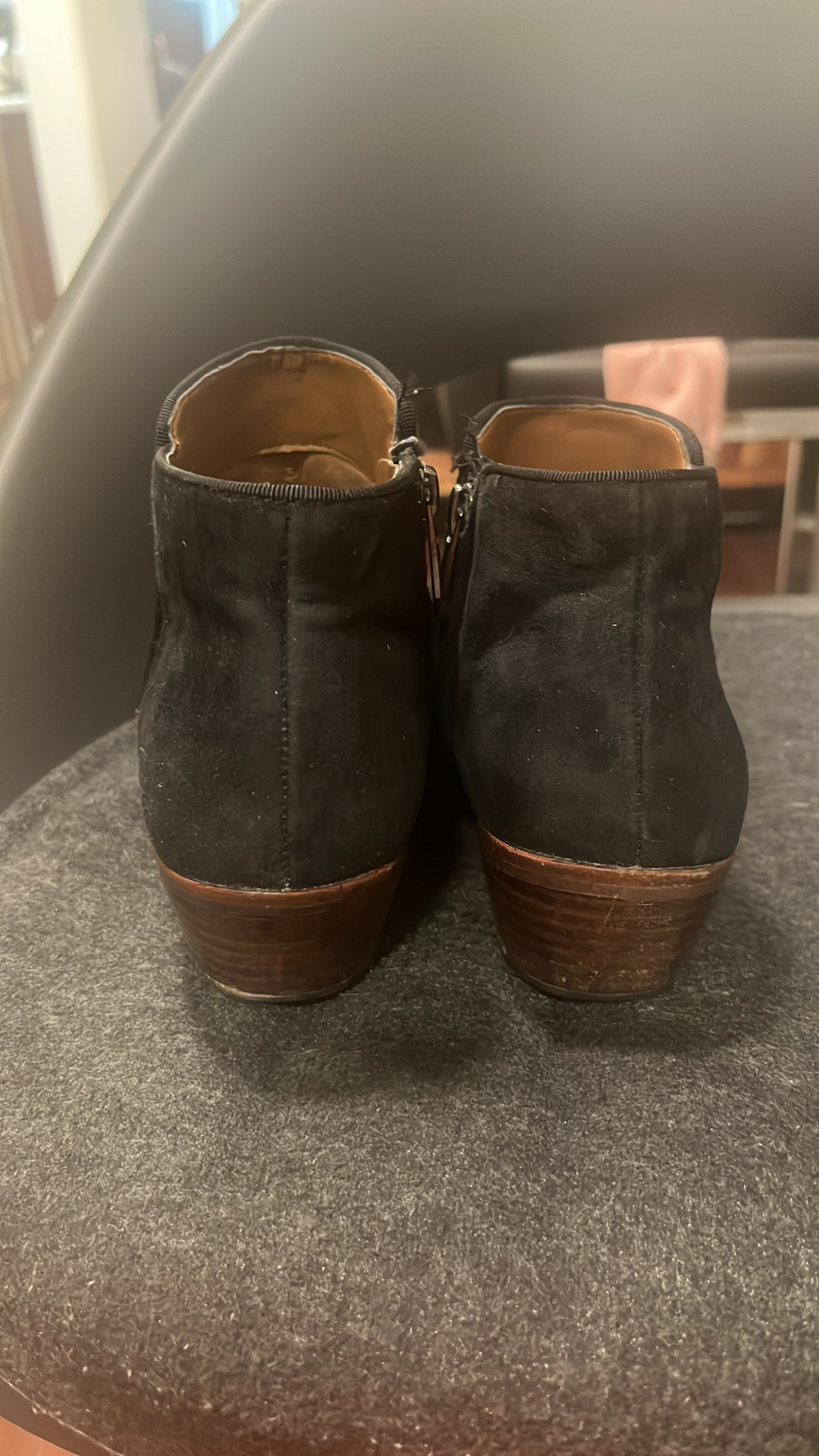 Sam Edelman suede ankle boots size 6 image indicator(5)
