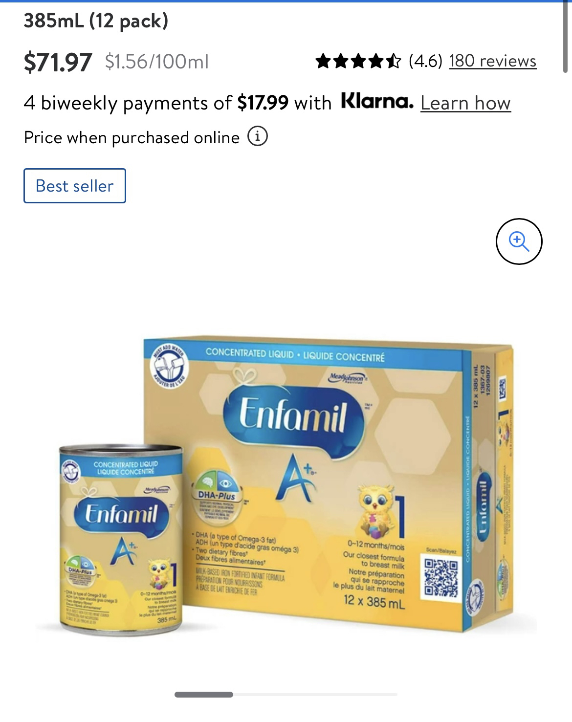 Enfamil Formula New Box