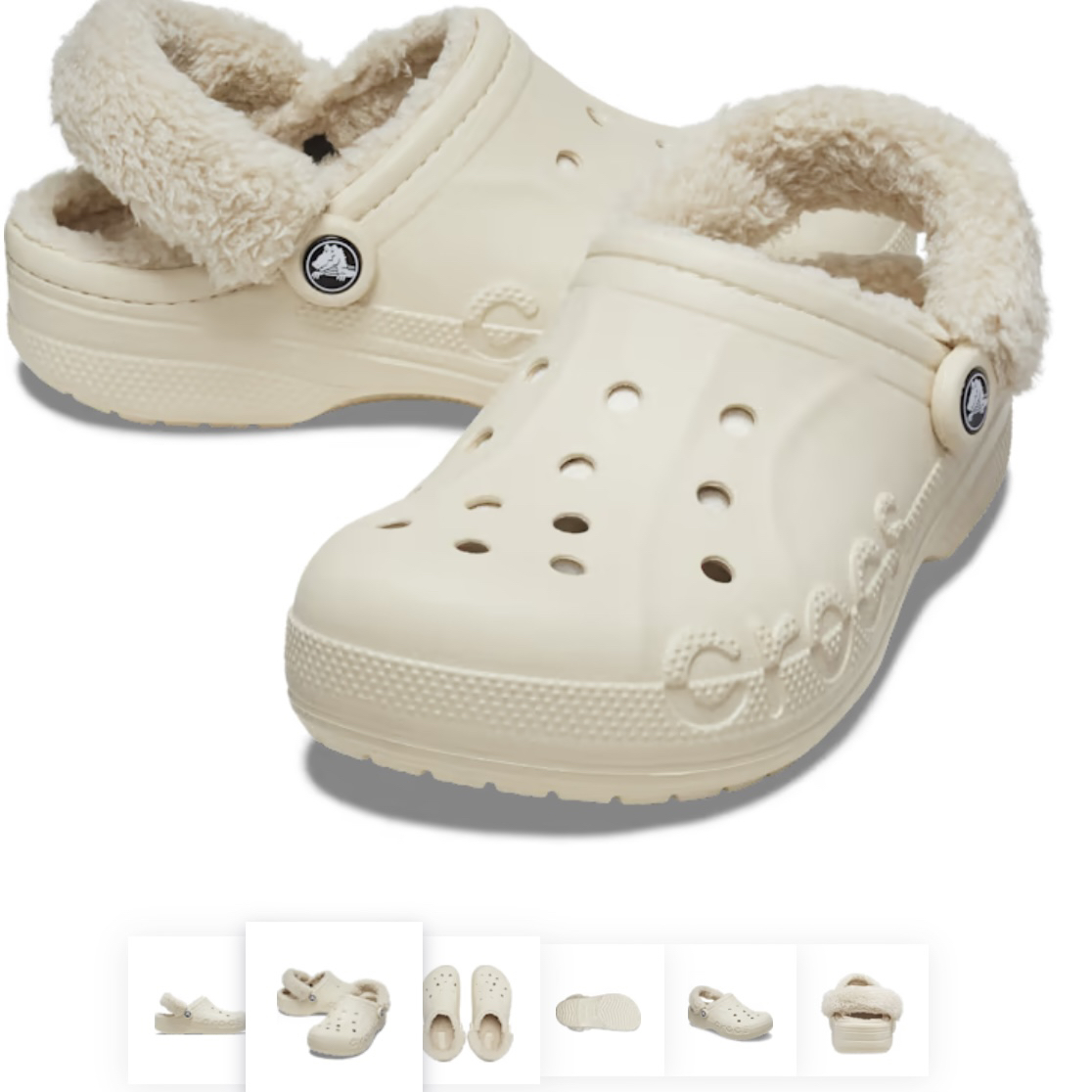 CROCS BAYA LINED FUZZ-STRAP CLOG image indicator(2)