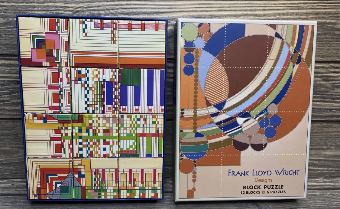New in box Frank Lloyd Wright Designs puzzle image indicator(3)