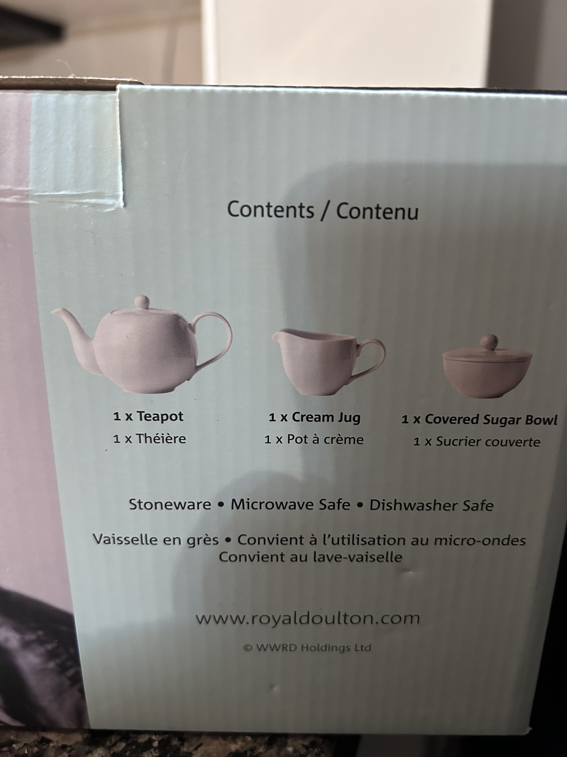 Powder blue MAZE Gordon Ramsay Tea set