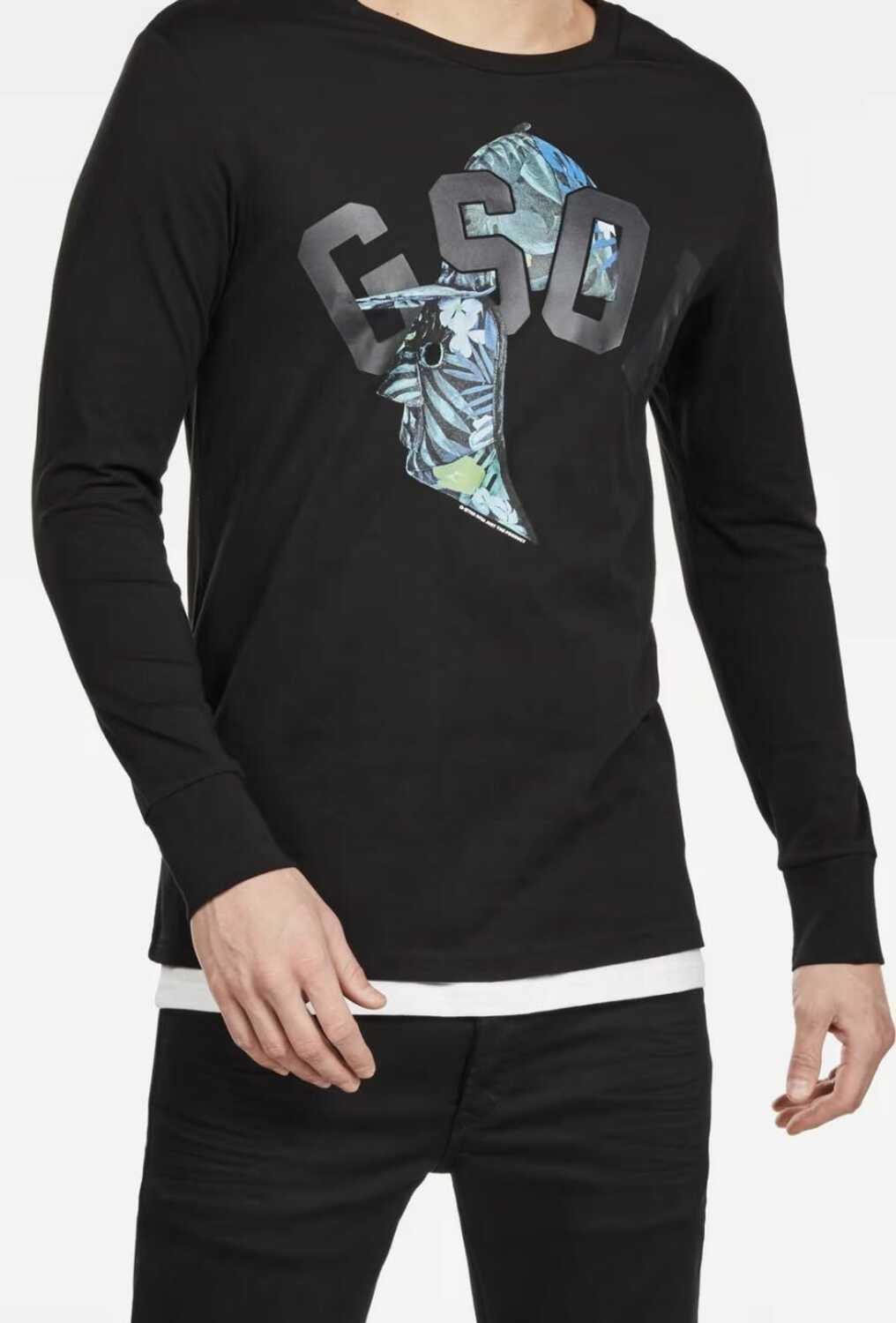 Men's Black G Star Raw Long Sleeve Shirt Top - photo 4