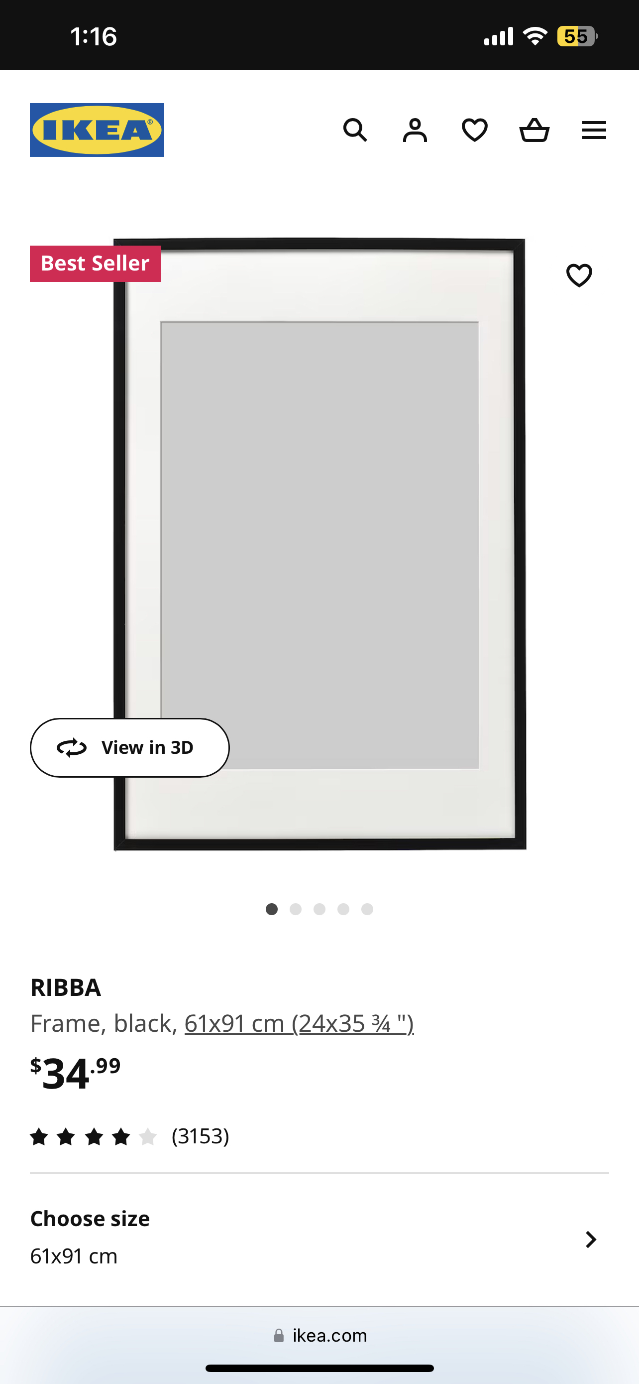 Ikea frame