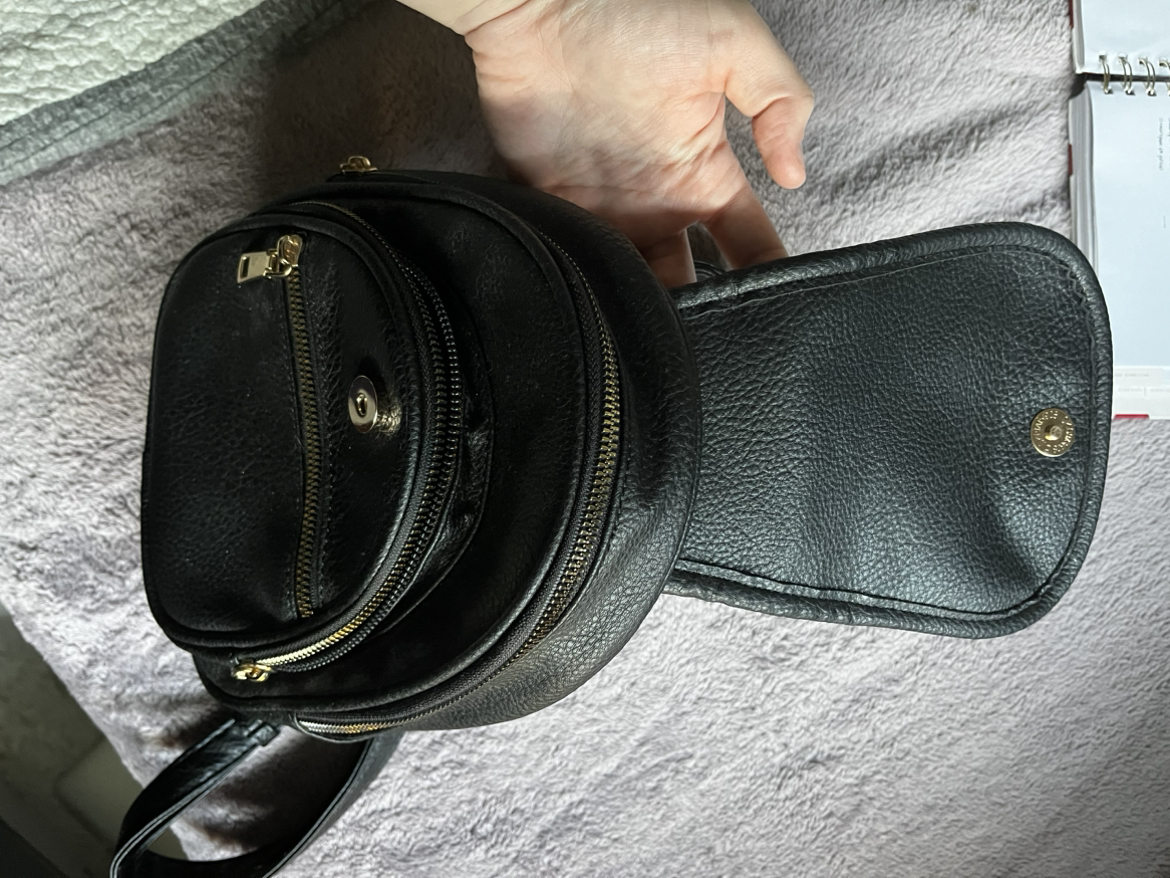 Vegan Leather Mini Backpack - photo 3
