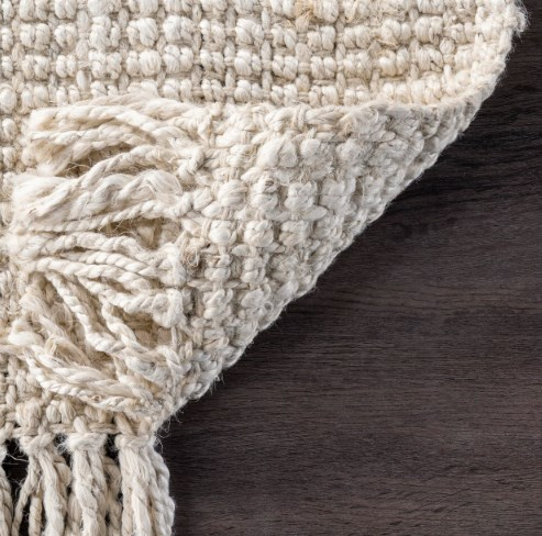 Nuloom Natura Chunky Jute Rug hand-made 6×9