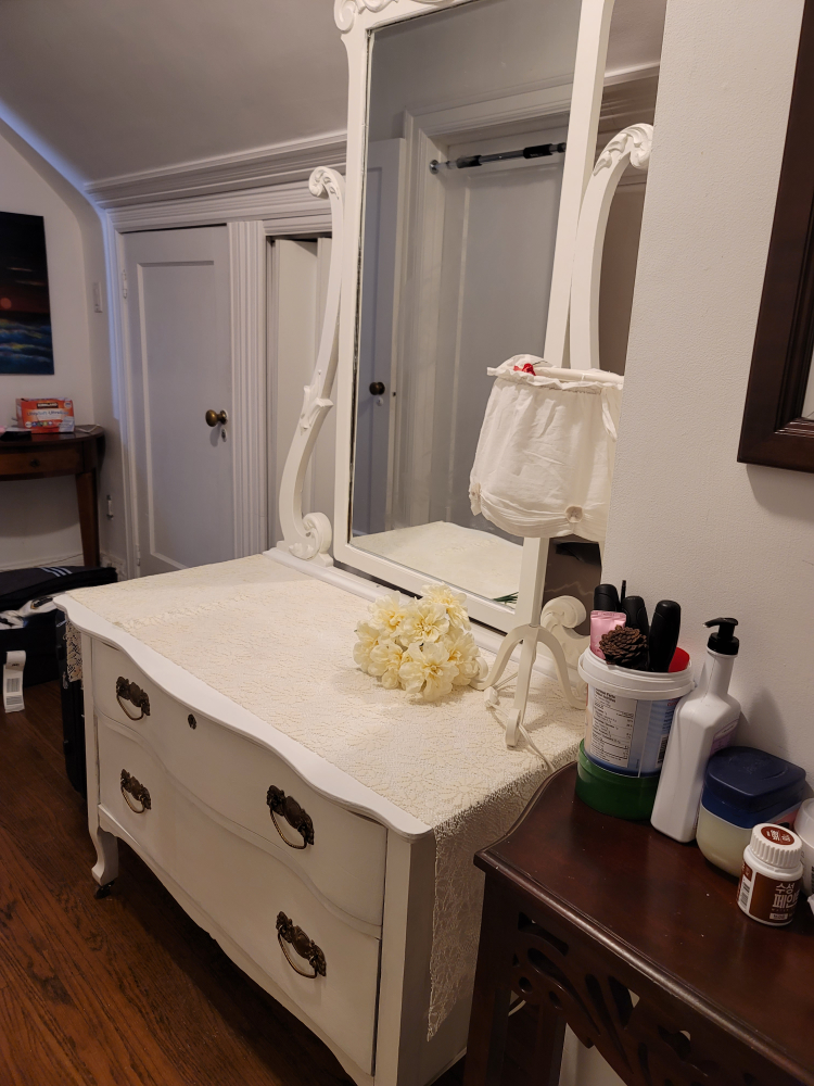 dressing table and mirror - photo 3