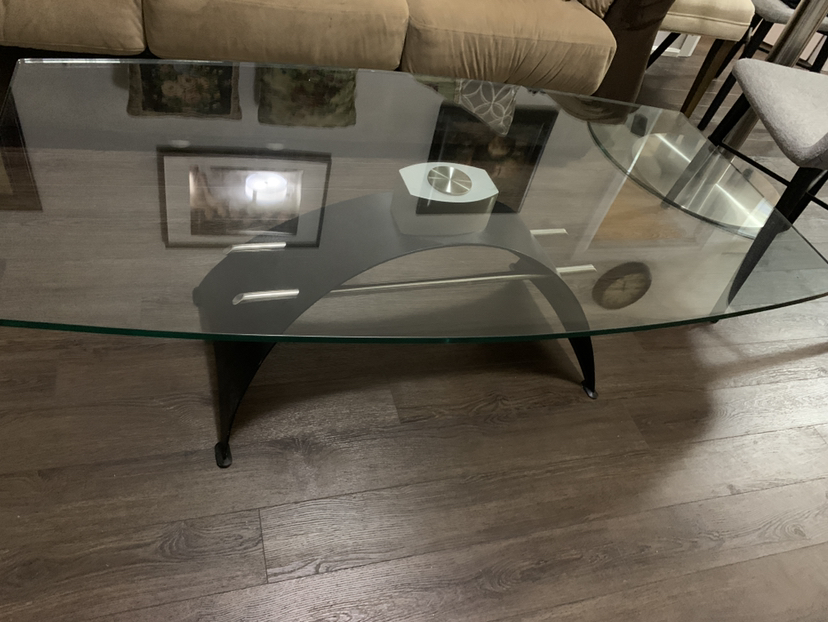 Glass Center table