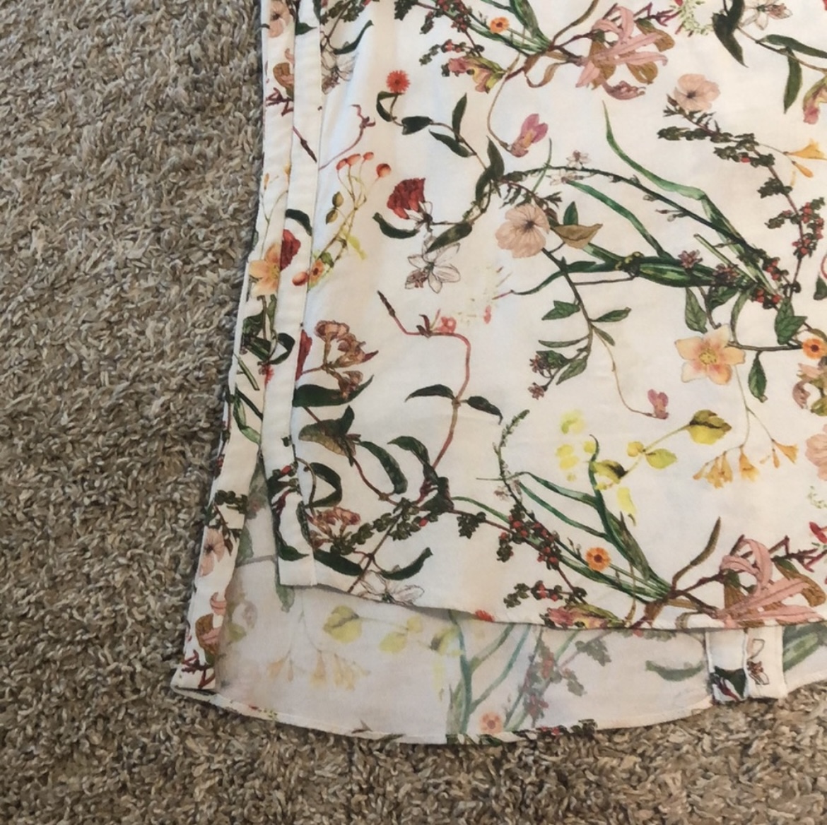 Zara floral top sz Small image indicator(3)