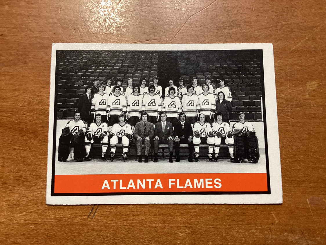 1974-75 O-PEE-CHEE ATLANTA FLAMES CHECKLIST Card 377
