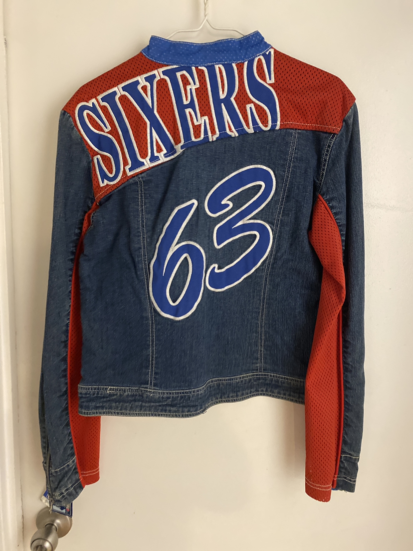 Philadelphia 76ers Denim Jacket Original - photo 2