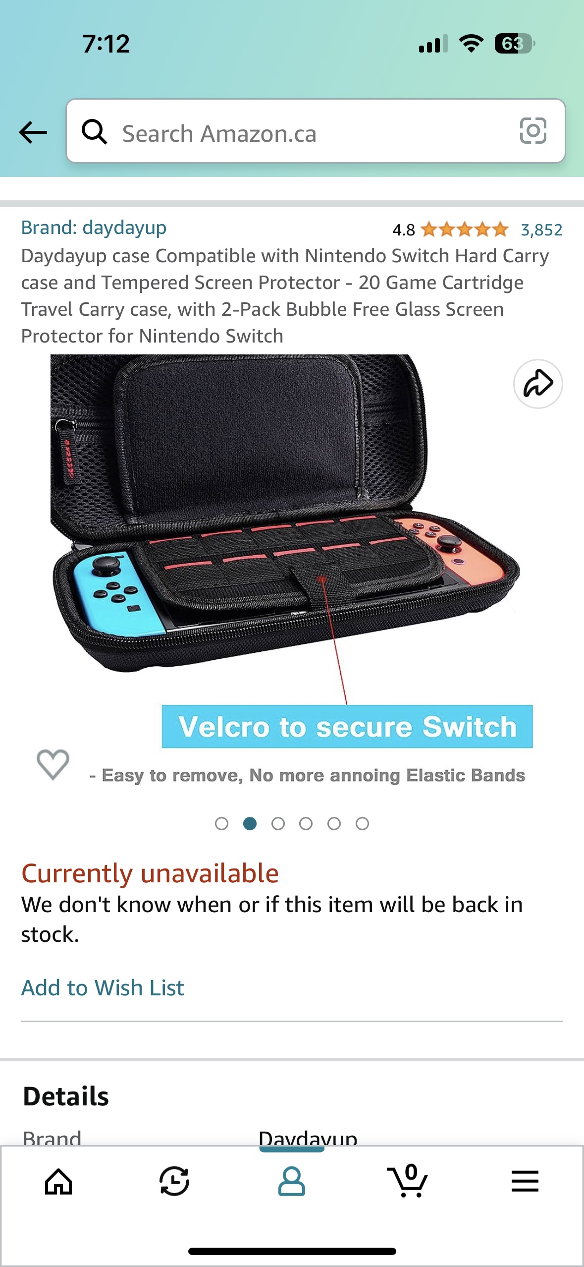 Nintendo Switch case (Scarborough-Cash only) - photo 2