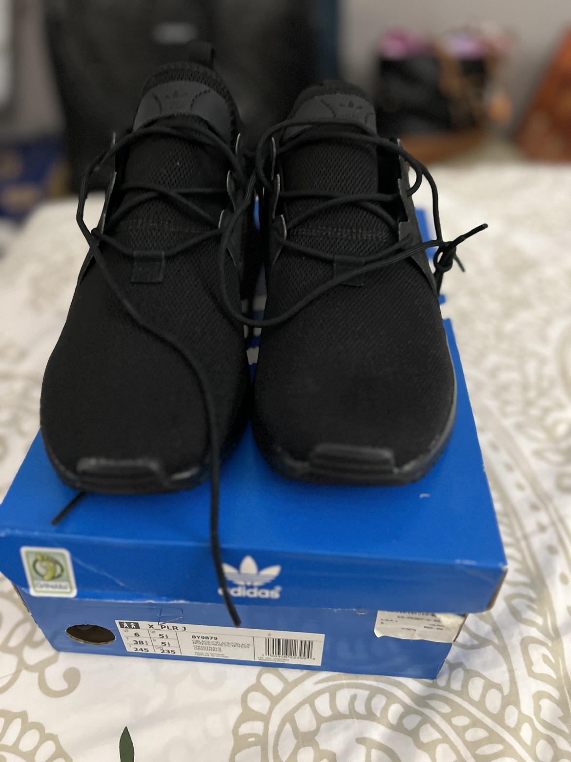 Black Adidas Ortholite Ladies sneakers size 6.0 image indicator(4)