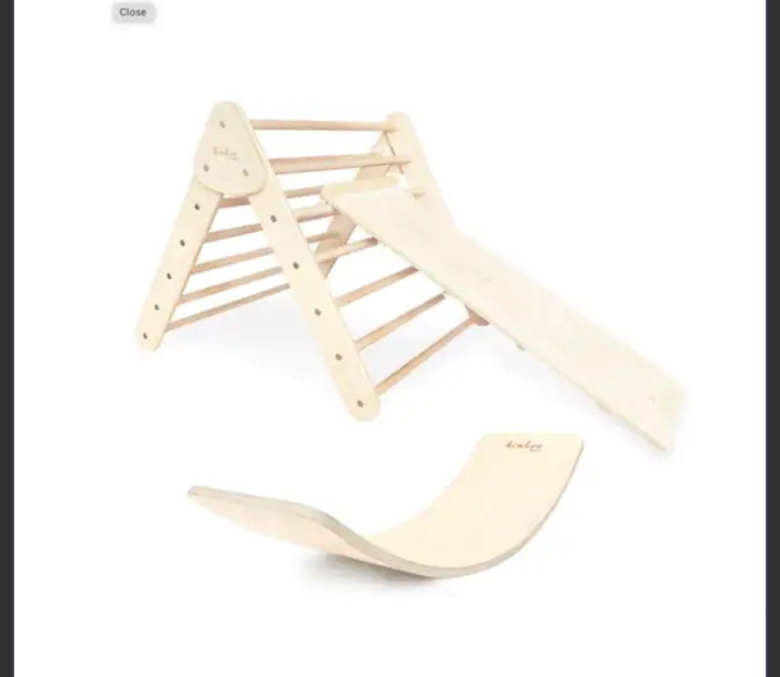 pikler triangle Kids balance board and slide