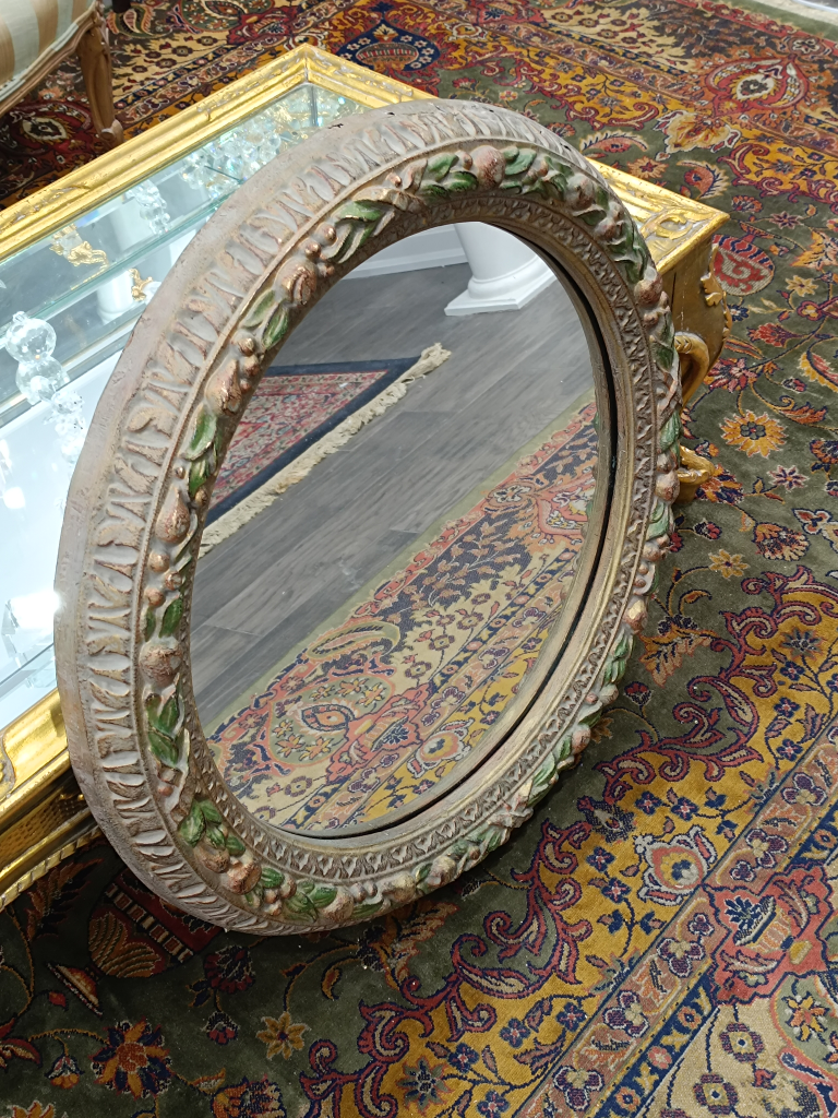 elegant round mirror - photo 2