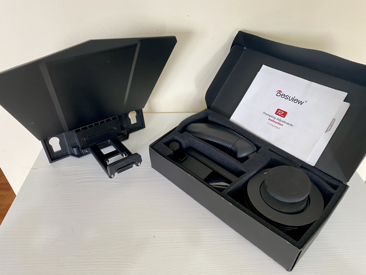 Teleprompter for phone/ tablet (+9lens adapter rings) - photo 2