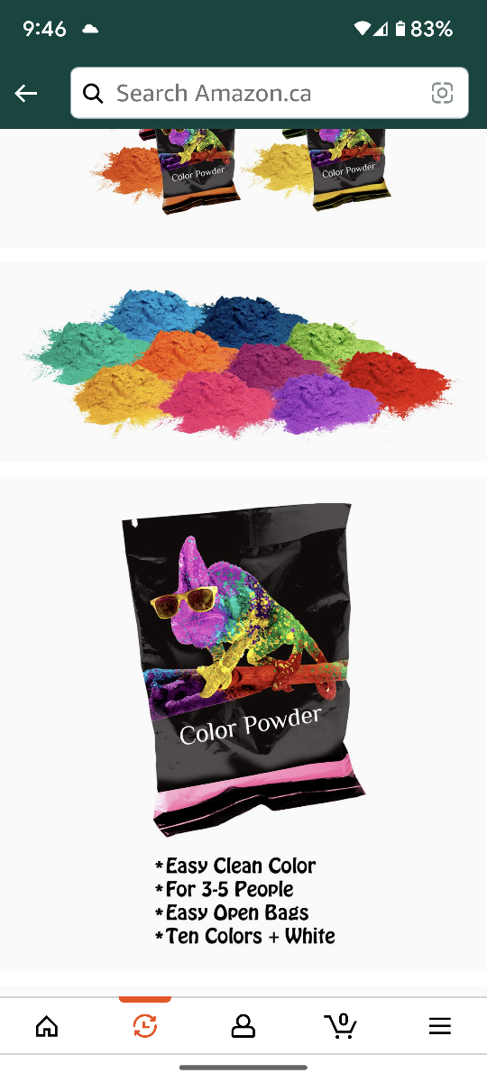 colored powder - photo 4